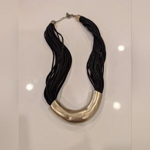 Elegant Black and Gold Necklace